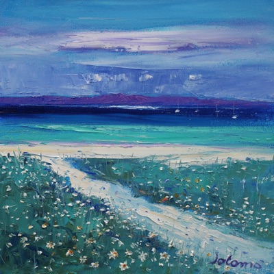 Beach path Ardminish Isle of Gigha 12x12 Beach path Ardminish Isle of Gigha 12x12